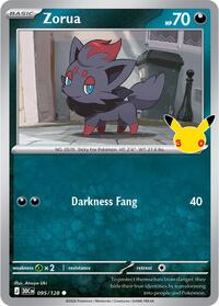 Zorua - ME: 30th Celebration - 095/128