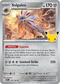 Solgaleo - ME: 30th Celebration - 105/128