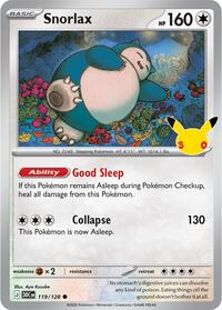 Snorlax - ME: 30th Celebration - 119/128