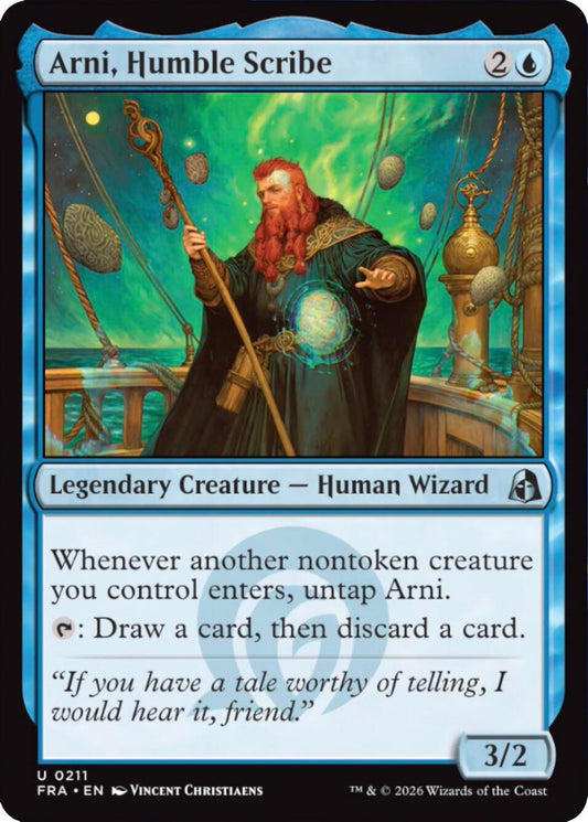 Arni, Humble Scribe