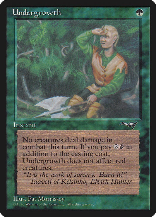 Undergrowth (Holding Axe)