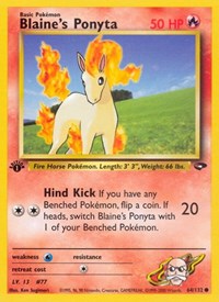 Blaine's Ponyta - Gym Challenge - 064/132