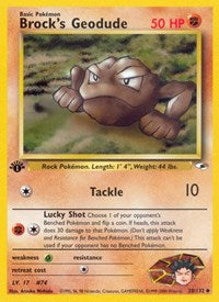 Brock's Geodude (38) - Gym Heroes - 038/132