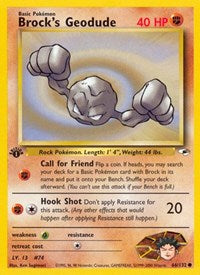 Brock's Geodude (66) - Gym Heroes - 066/132