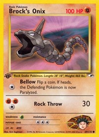 Brock's Onix (69) - Gym Heroes - 069/132