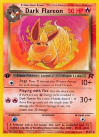 Dark Flareon - Team Rocket - 35/82