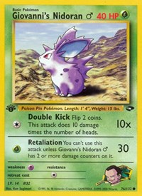 Giovanni's Nidoran M - Gym Challenge - 076/132