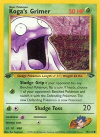 Koga's Grimer - Gym Challenge - 078/132