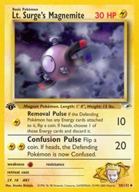 Lt. Surge's Magnemite (50) - Gym Heroes - 050/132