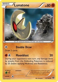 Lunatone - XY Base Set - 63/146