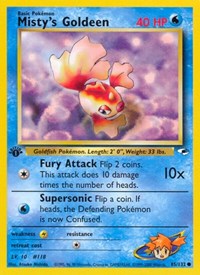 Misty's Goldeen (85) - Gym Heroes - 085/132