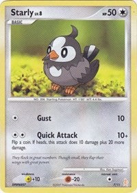 Starly - DP Trainer Kit: Manaphy & Lucario - 7/11