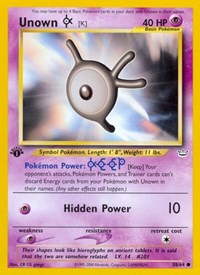 Unown [K] - Neo Revelation - 58/64