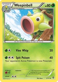 Weepinbell - XY - Furious Fists - 2/111