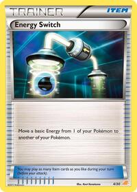 Energy Switch (Excadrill) - BW Trainer Kit: Excadrill & Zoroark - 4/30