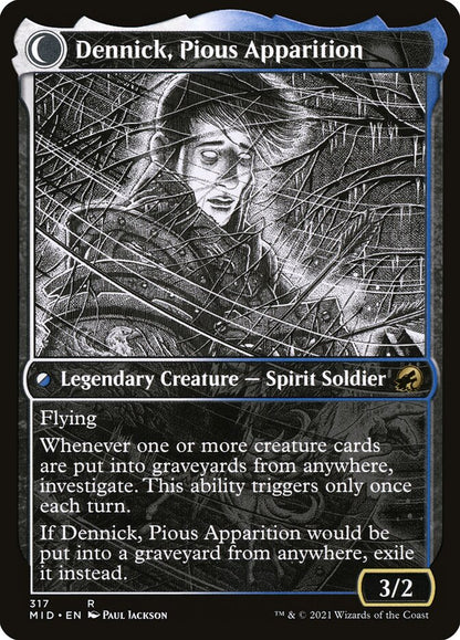Dennick, Pious Apprentice (Showcase) (Back)